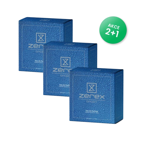 3x Pánský parfém Zerex Sport 3x 50 ml