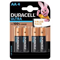 Baterie alkalická Duracell AA 4ks