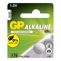 Baterie alkalická knoflíková GP LR44 1,5V 1ks