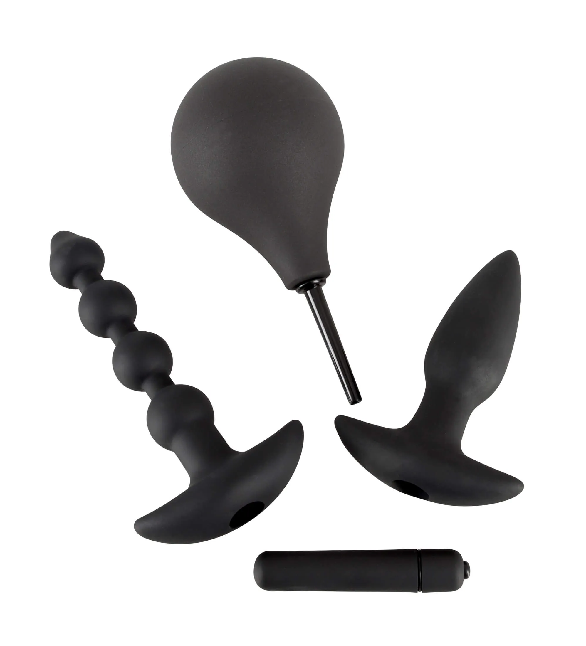 Black Velvet Anal Set (4-Piece)