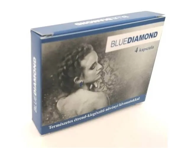 Blue Diamond For Men – prírodný výživový doplnok s rastlinnými výťažkami (4ks)