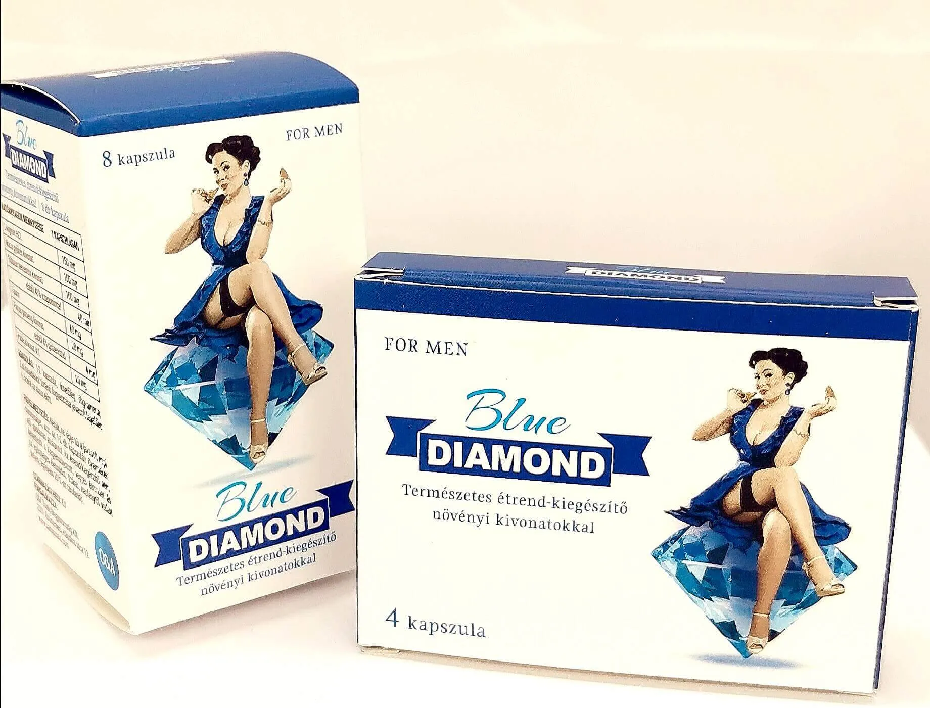 Blue Diamond For Men – prírodný výživový doplnok s rastlinnými výťažkami (8ks)