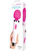 Bodywand Aqua Wand - vodotěsný masážní vibrátor (bílá-růžová)