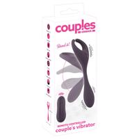 Couples Choice - Akumulátorový, rádiem řízený dvoumotorový vibrátor (fialový)