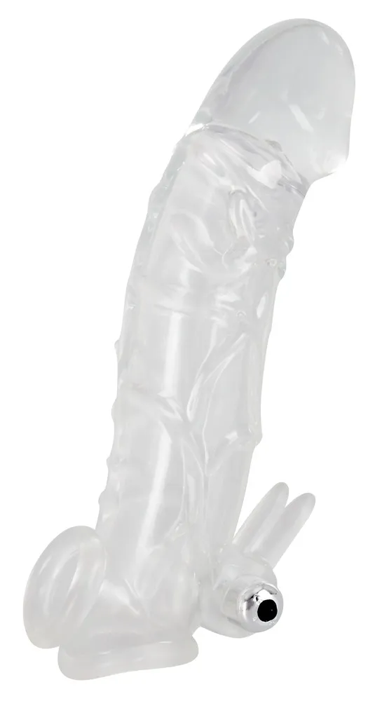 Crystal Skin - Penis Extender Sleeve with Vibration