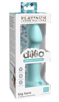 Dillio Big Hero - dildo s přísavkou (17 cm) - tyrkysový