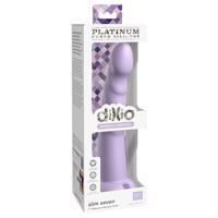 Dillio Slim Seven - přísavkový stimulující dildo (20 cm) - fialový