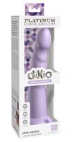 Dillio Slim Seven - Stimulační dildo se žaludem (20 cm) - fialové