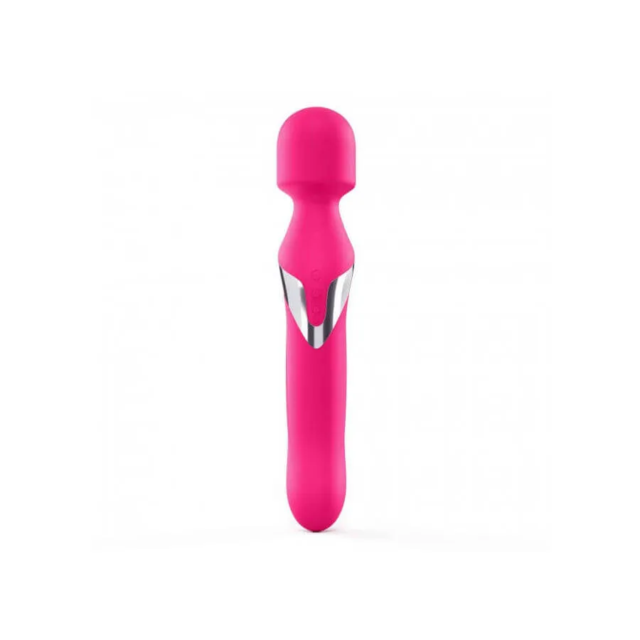 Dorcel Dual Orgasms - Rechargeable 2-in-1 Massage Vibrator (Pink)