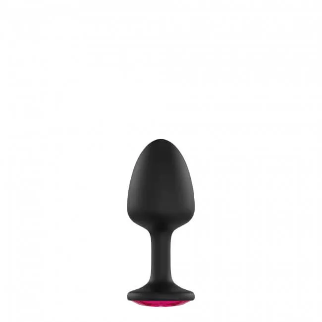 Dorcel Geisha Ruby M Plug - Pink Gem Anal Dildo (Black)