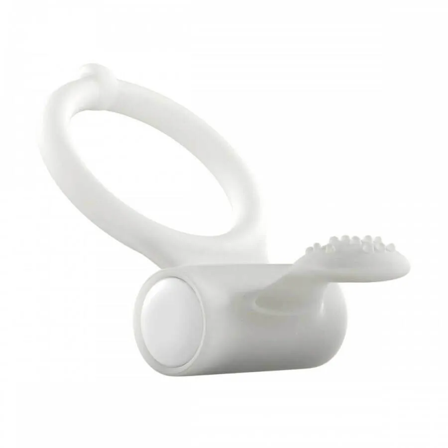 Dorcel - Glow-in-the-Dark Vibrating Cock Ring (White)