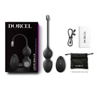 Dorcel Love Balls - dobíjecí rádiový magnetický gejzír Duo (černý)