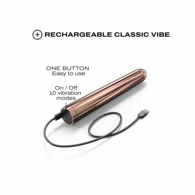 Dorcel Pink Lady 2.0 - Rechargeable Stick Vibrator (Rose Gold)