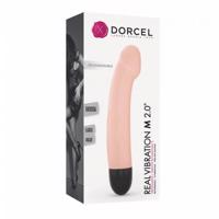 Dorcel Real Vibration M 2.0 - nabíjecí vibrátor (přírodní barva)