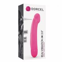 Dorcel Real Vibration M 2.0 - nabíjecí vibrátor (růžový)