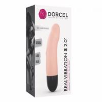 Dorcel Real Vibration S 2.0 - nabíjecí vibrátor (přírodní barva)