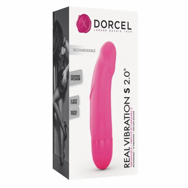 Dorcel Real Vibration S 2.0 - Rechargeable Vibrator (Pink)