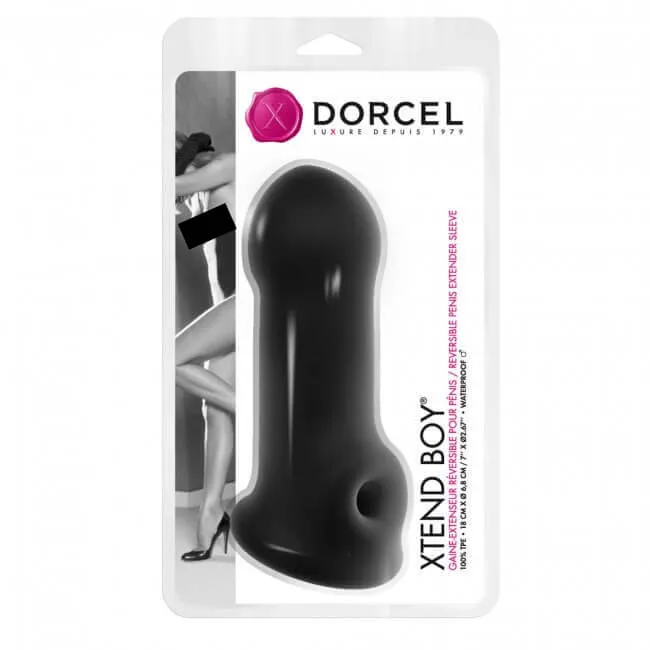 Dorcel Xtend Boy - Silicone Penis Sleeve (Black)