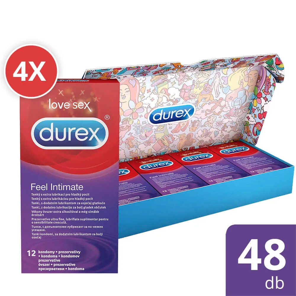 Durex Feel Intimate - Thin-Walled Condom Pack (3 x 12 pcs)