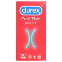 Durex Feel Thin Slim Fit - kondom pro přirozený pocit (10 ks)