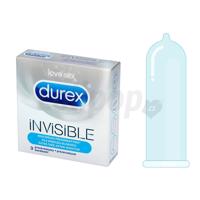 Durex Invisible &amp;amp;#45; Extra tenké, extra citlivé 3 ks