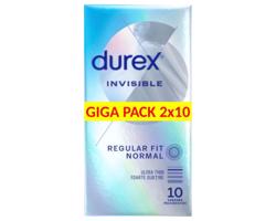 Durex Invisible Extra Sensitive - extra tenký kondom (2x10 ks)