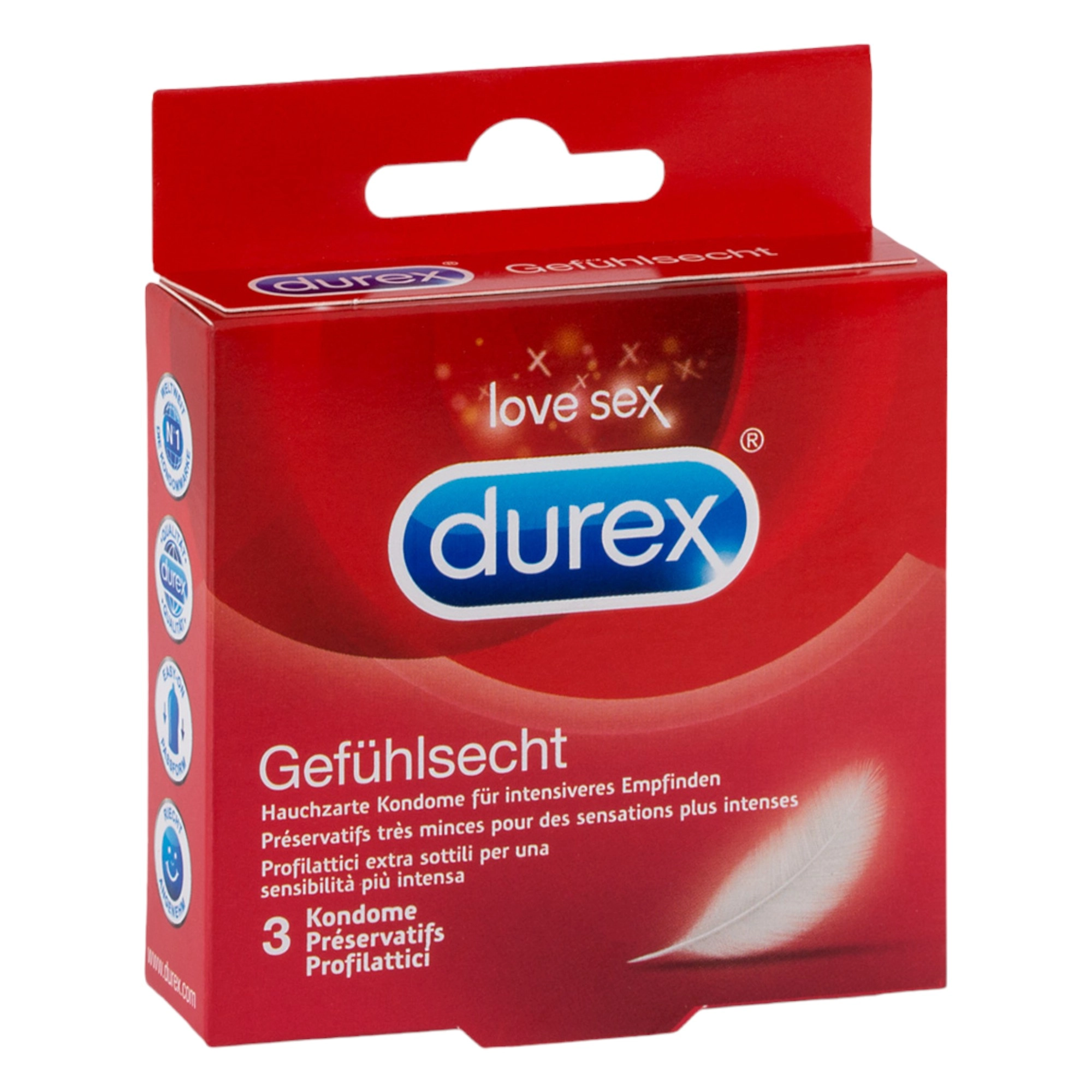 Durex Prirodzený pocit (3ks)