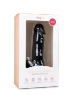 Easytoys - dildo s varlaty a přísavkou (17,5cm) - černé