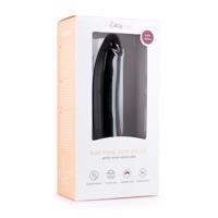 Easytoys Suction Cup Dildo - 100% -ní silikonové dildo s přísavkou (21cm) - černé