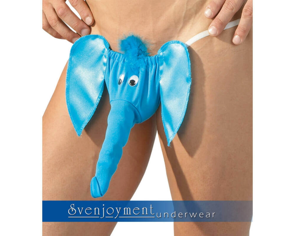 Elephant Thong - Blue (S-L)