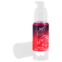 Extase Sensuel - hřejivý masážní olej - jahoda (30ml)