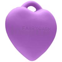 FairyGasm PleasureStone vibrační stimulátor ve tvaru srdce fialový