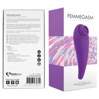 FEELZTOYS Femmegasm - dobíjecí 2v1 klitoris vibrátor (fialový)