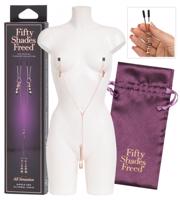 Fifty Shades Freed Chains &amp; Clamps All Sensation - svorky na bradavky