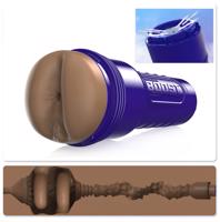 Fleshlight Boost Blast - realistický anální masturbátor (hnědý)