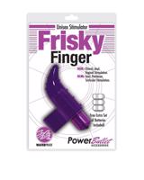 Frisky Finger - vodotěsný prstový vibrátor (fialový)