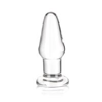 GLAS - klasické skleněné anální dildo 8,3cm