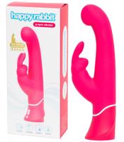 Happyrabbit G-spot - vodotěsný, dobíjecí vibrátor s hůlkou (růžový)