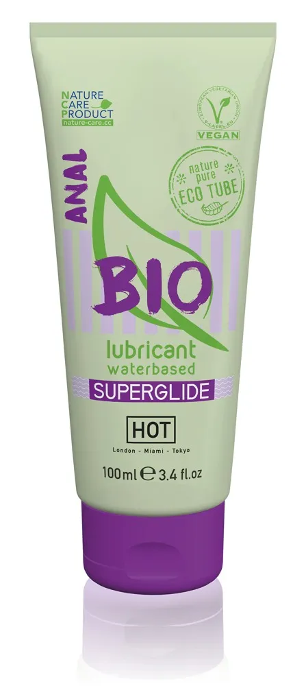 HOT BIO Vegan Water-Based Anal Lubricant (100ml)