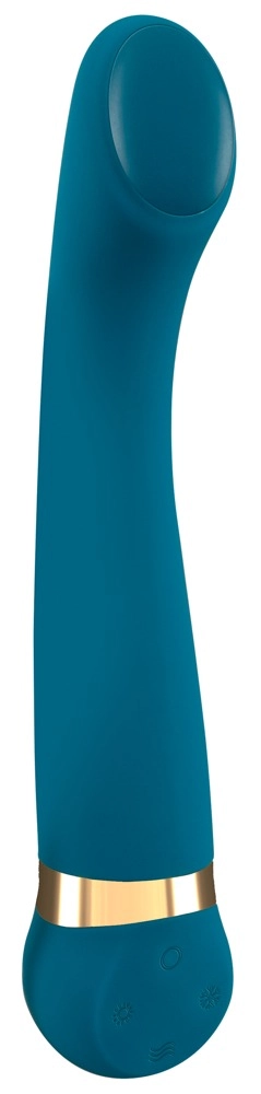 Hot 'n Cold - Rechargeable Cooling and Warming G-Spot Vibrator (Turquoise)