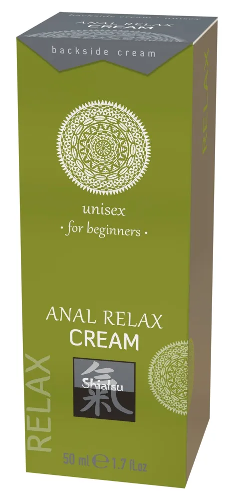 HOT Shiatsu Anal Relax - Soothing Anal Lubricant Cream (50ml)