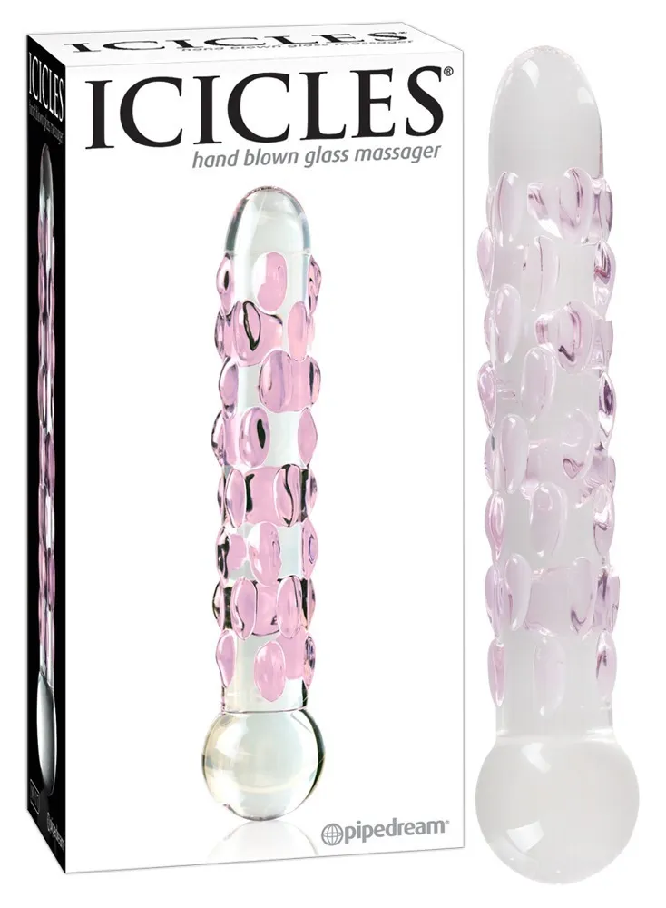 Icicles No. 7 - Glass Bead Dildo