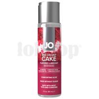 JO Flavored Lube Red Velvet Cake ochucený lubrikant koláč 60 ml