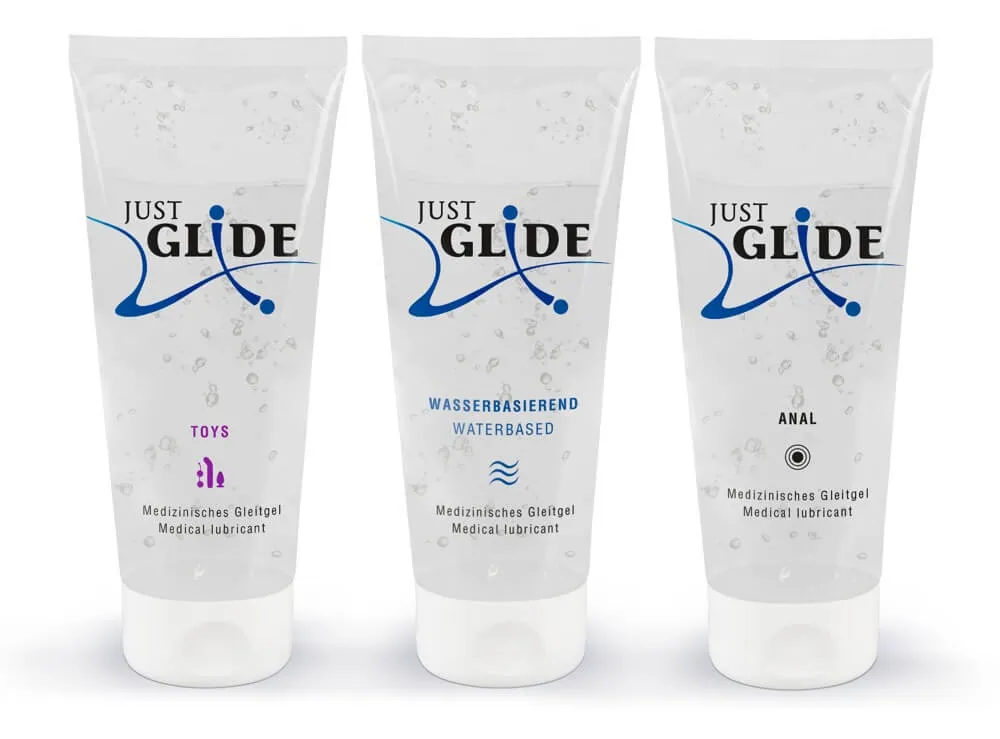 Just Glide súprava lubrikantov (3 x 200 ml)