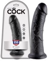 King Cock 8 dildo (20 cm) - černá