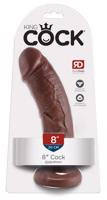 King Cock 8 dildo (20 cm) – hnědé