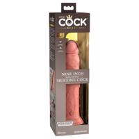 King Cock Elite 9 - přísavkový realistický dildo (23 cm) - přírodní