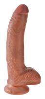 Královský penis 9 s varlaty (23 cm) - hnědý