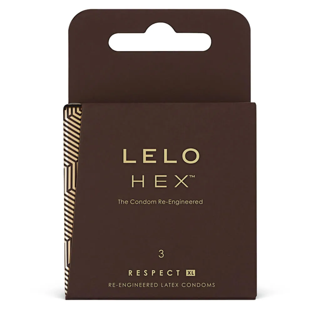 LELO Hex Respect XL - luxury condom (3 pack)