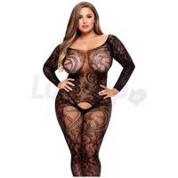 Longsleeve Crotchless Bodystocking Queen